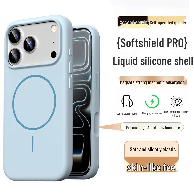 Ekakashop Magsafe Liquid Silicone iPhone Case iPhone 17 Pro