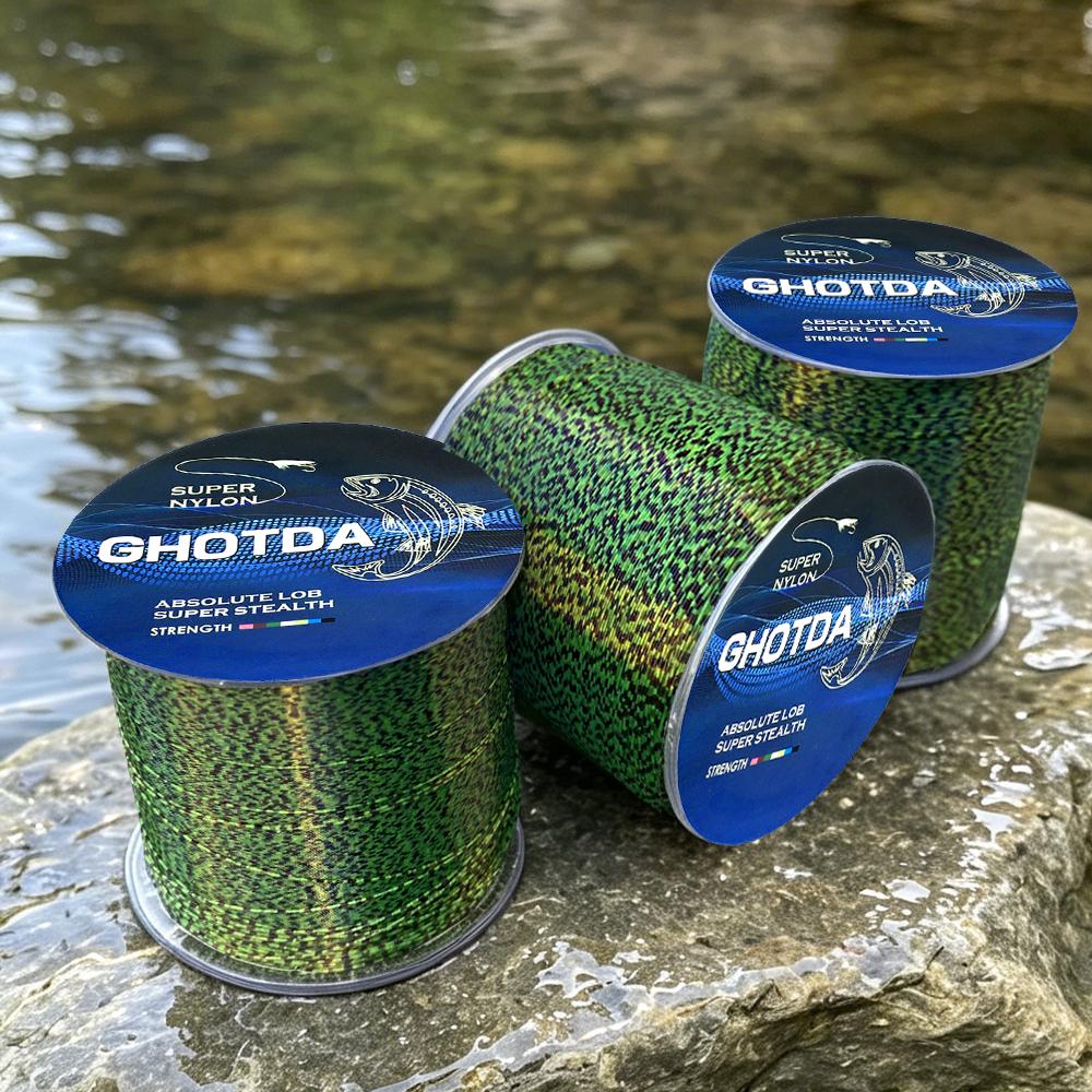 Monofilament Angelschnur Vorfachleine für Salzwasser, Angelschnur zum Werfen, & Lebendköder, Für Küsten- & Flachwasserfischerei, Mehrere Größen
