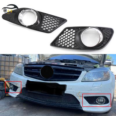 2008-2010 Mercedes-Benz C-Klasse W204 Waben-Nebelscheinwerferblenden & Kühlergrill Modifikation