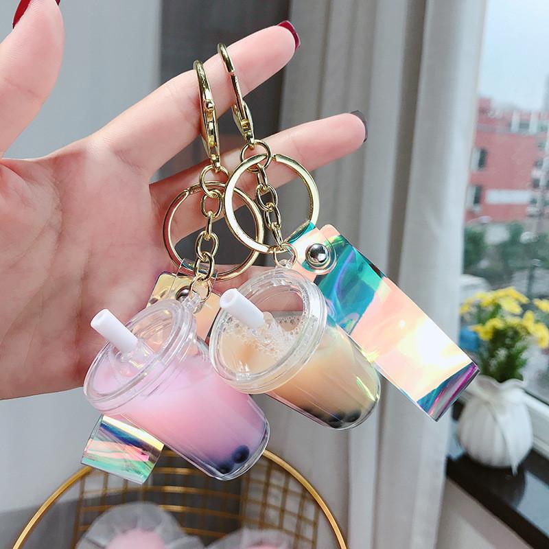 Milk Acrylic Lovely Tea Keychain Ideal For Parties And Day Valentines