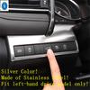 Head Warning Light Start Stop Engine Push Button Control Switch Panel Cover Trim For Toyota Camry 2018 -  Silver Accessories
