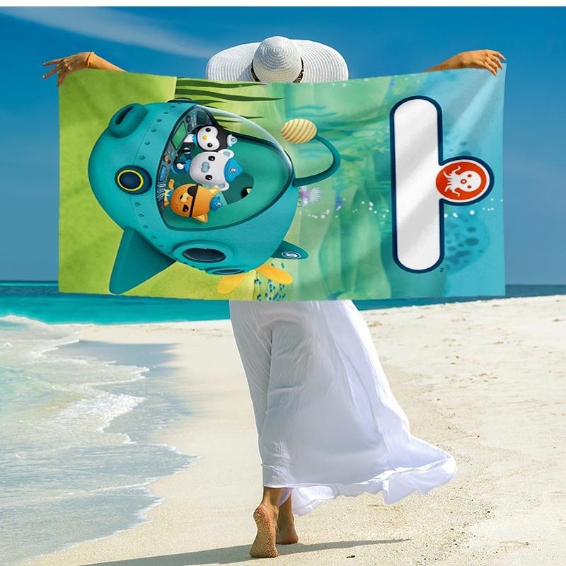 Ultra-Soft Beach Towel with The Octonauts Theme,Ideal for Pool - Camping, Diving - Perfect Travel Essential, Vibrant Beach Towel.