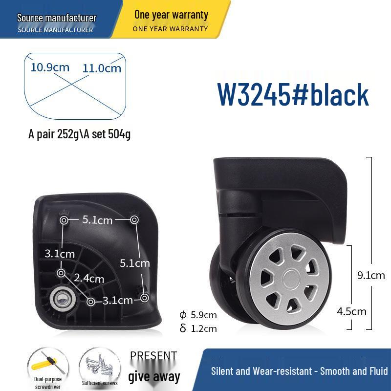 Rodas de Substituição Universal para Malas e Malas de Trolley