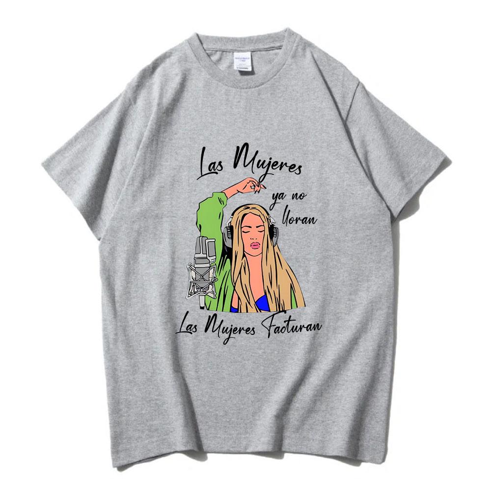 Shakira Sängerin Druck T-Shirts Kurzarm Baumwolle Sommer T-Shirt Lässig Hohe Qualität Bequeme T-Shirts Streetwear Damen