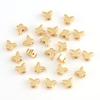 10pcs Copper Beads Charms Cross Heart Star Moon Beads Plated Crafts Color Retention Beads for Jewelry Making Diy Bracelet Necklace