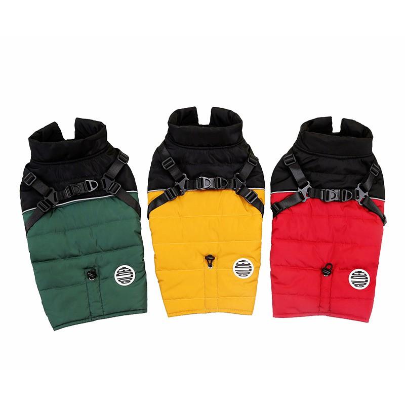 Winter Dog Cotton Vest Waterproof Warm Padded Coat Small To Large Breeds Skiing Outdoor Use