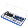 Threaded Nut Rivet Gun Aluminium Alloy Flat Head Insert Fastener Rivet Nut Set Hardware Parts