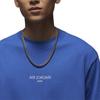 Nike Breathable Letter Print Design Comfortable Pullover Short Sleeve T-Shirt Men Tops Blue HF5491480