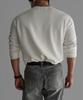 Baulopeulodeogteu V-Neck Basic Knit Tee [Ivory]