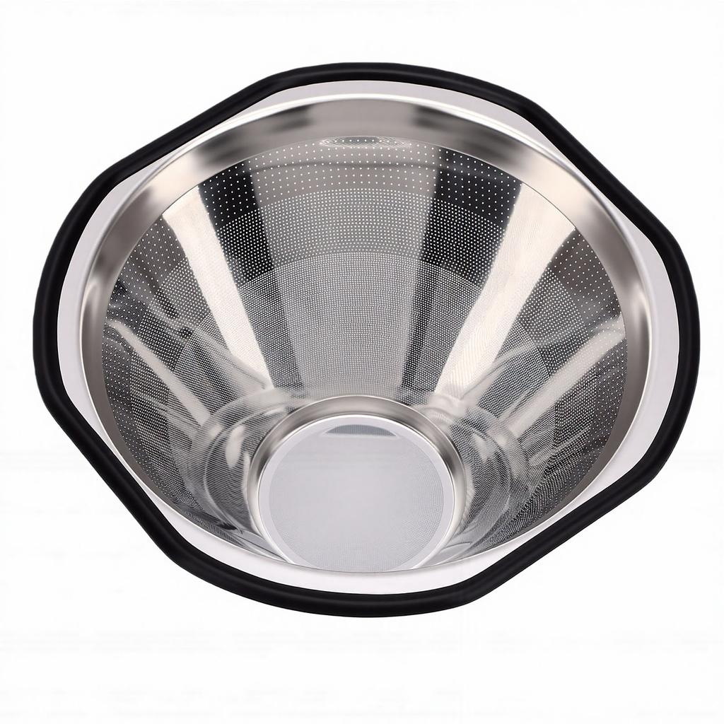 Reusable Coffee Filter Fit for Kalita Wave 185 Drippers Easy To Clean Stainless Steel Cone Coffee Filter