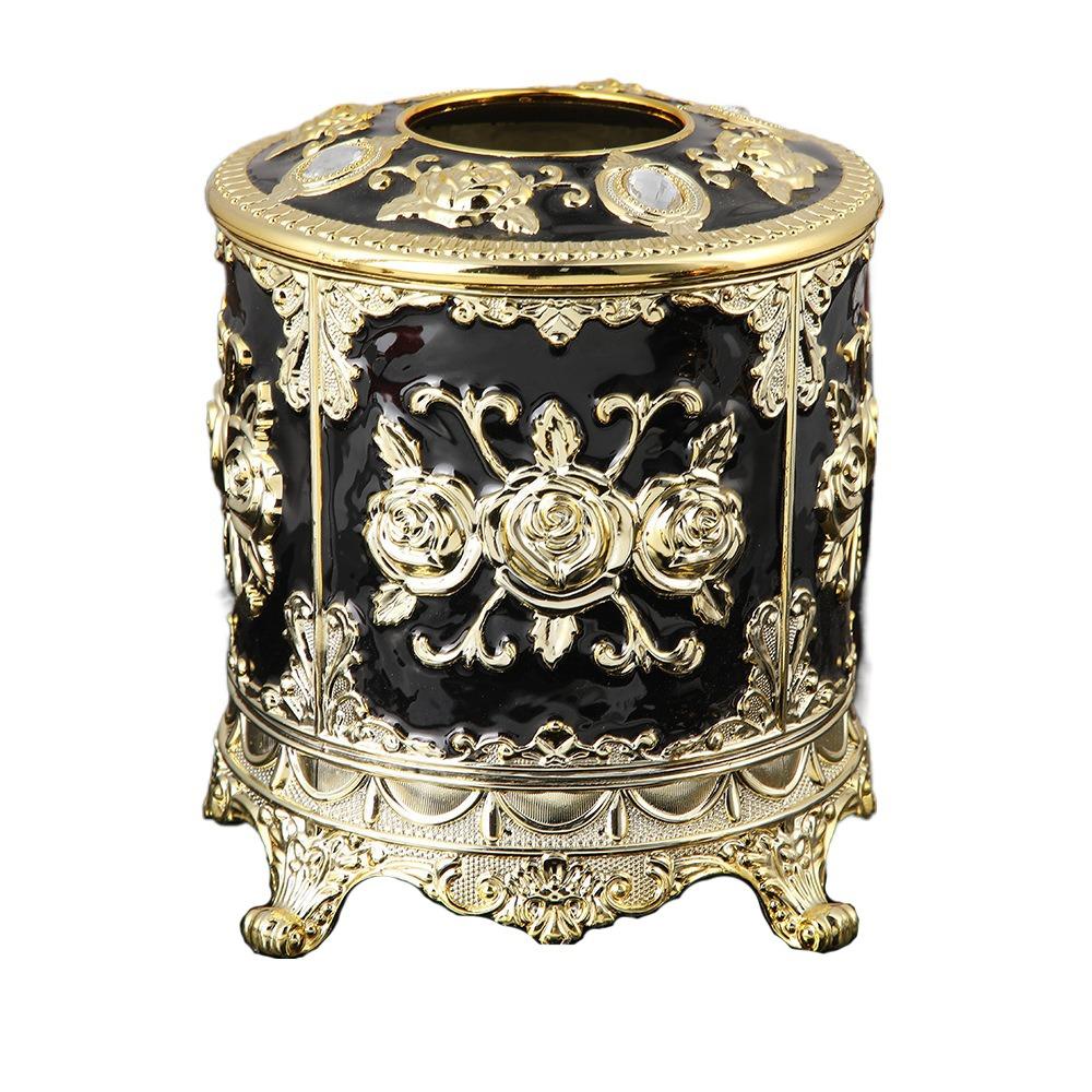 Exquisite Paper Holder Plastic Decoration Box Creative Desktop Storage Box  Desktop Organization