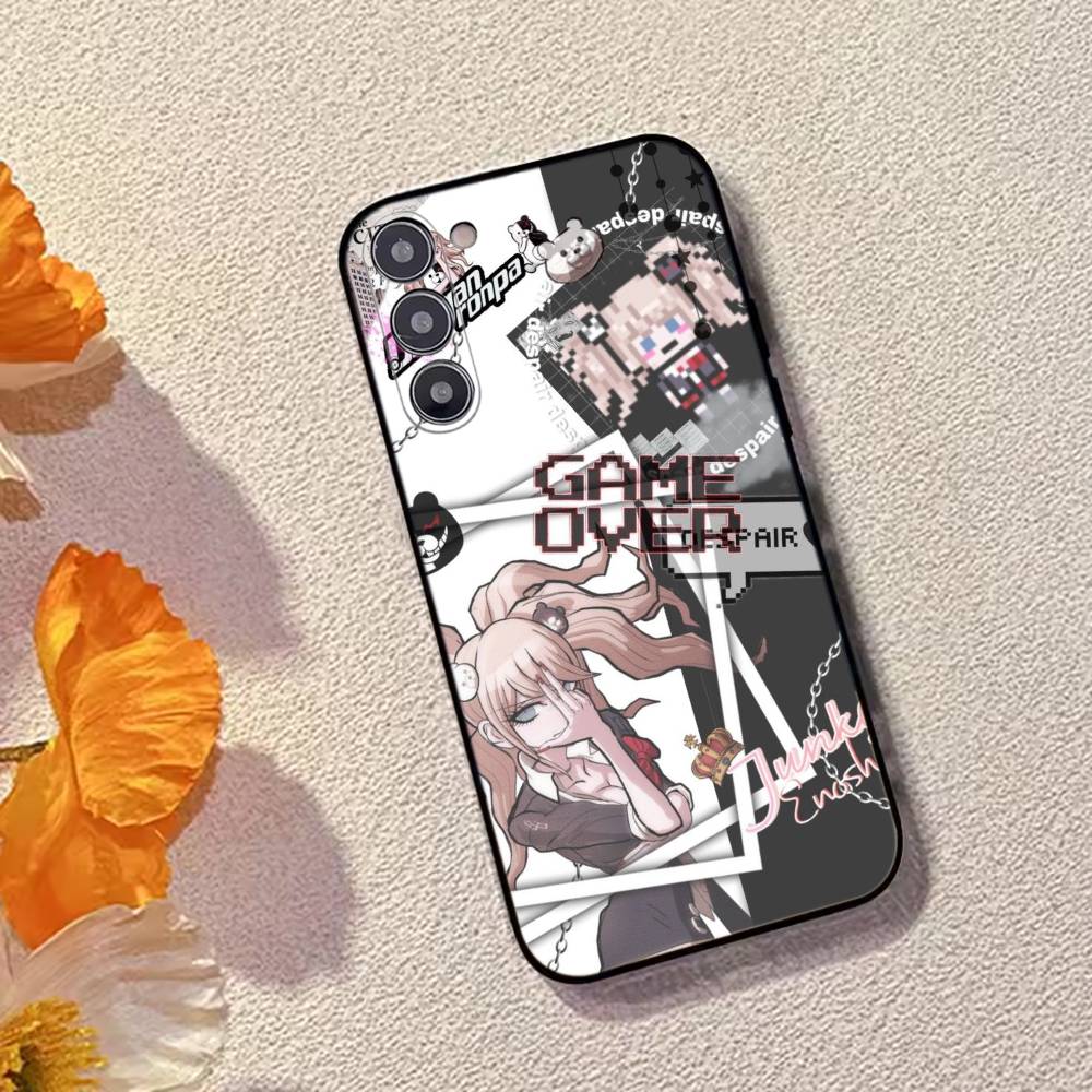 D-Danganronpa Game Junko Enoshima Phone Case For Samsung Galaxy A73,A72,A71,A70,A53,A52,A51,Others Soft Black Cover