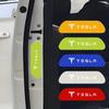 4PCS/set Car Door Safety Warning Reflective Mark 3D Sticker for Auto Styling Suitable For Tesla Model 3 Model X Y Style Roadster