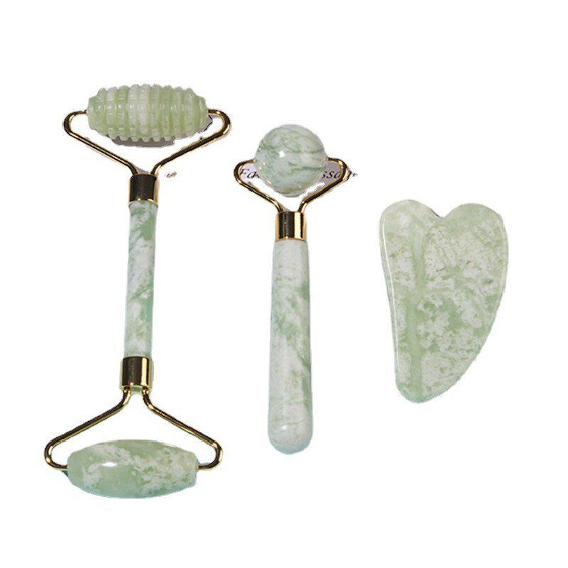 Xiuyu Jade Roller & Gua Sha Set - Gesichtsmassage Schönheitsgerät