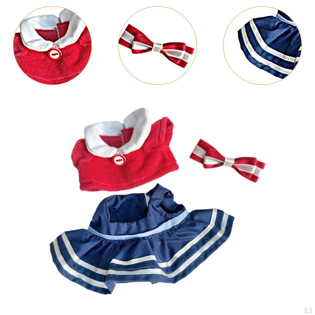 Plush Doll Clothes ,Stuffed Animals Clothes, Accessories for 10-15cm Photo Props