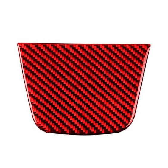 For Chevrolet Camaro 2016-2024 Red Carbon Fiber Center Console Dash Panel Trim