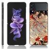 Tian Guan Ci Fu Funda Phone for Samsung Z Flip 7 6 Galaxy Z Flip 5 3 4 5G Case Black Hard PC Shell Protective Cover