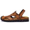 38-48 Sommer Herren Übergröße Leder Strandsandalen Herren Sandalen mit geschlossenen Zehen
