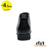 Chelsea Boots Man Elevator  Height Increase Shoes For Men Business Insole 4.5Cm Wedding Formal Cow Leather