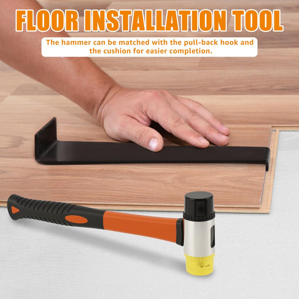 3 In 1 Laminate Professional Flooring Tools Installation Kit Sturdy Robust Unique Spacer Gap Design for Plank Flooring Work