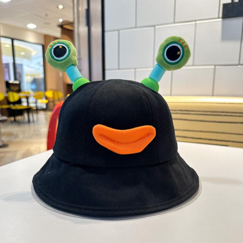 Cute Frog Eyes Glow Fisherman Hat Girls Spring Summer Sunshade Sunscreen Bucket Hat Lovely