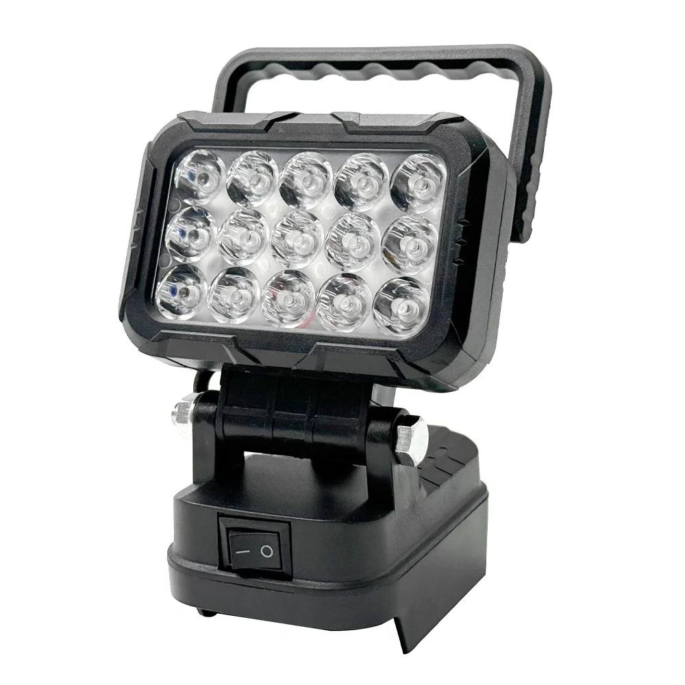 15 Beads LED Working Light for Makita 18V Li-ion Battery Torch Spotlight Camping Emergency Light Repair Hand Lantern Power Tools