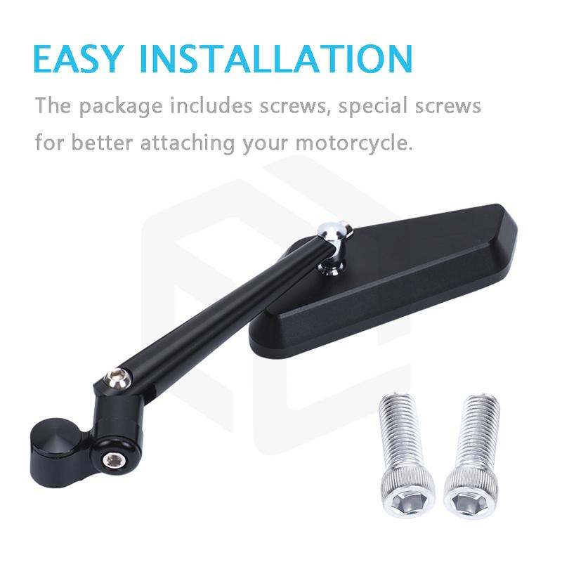 Motorcycle Rearview Handlebar Bar End Mirror For DUCATI Streetfighter V4 848 MONSTER 821 1200 Scrambler 400 800 Moto Accessories