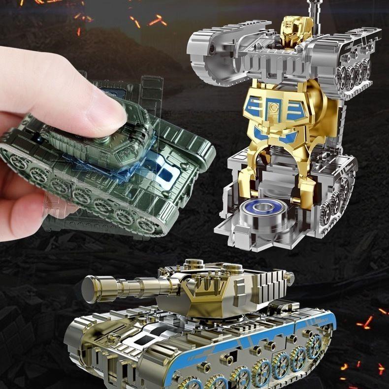 Rotating Deformation Robot: Multi-Form Gyro Decompression Toy