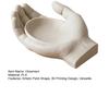 Jijijing 3D Printed Palm Shape Decorative Tray, Smooth Matte Texture Sculpture for Valentine Day Anniversaries Birthdays Home Decor