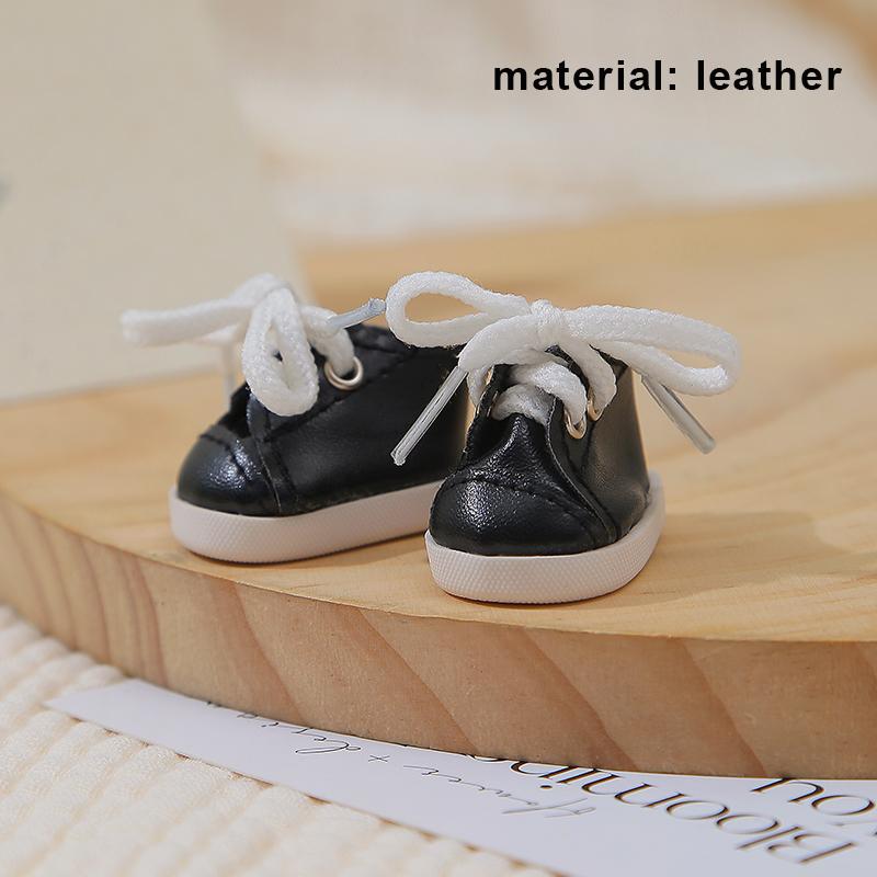 For 10cm Cotton Doll Shoes Fashion Leather Shoes Doll Accessories Mini Doll'S Sports Shoes Dolls Accessories DIY Toys
