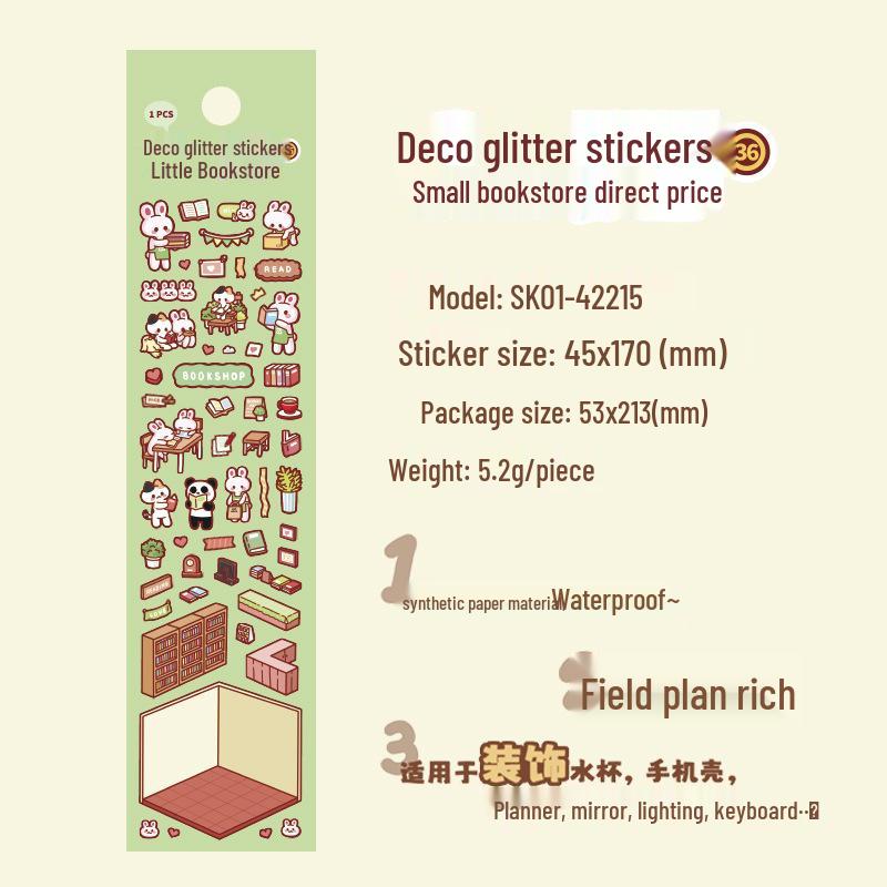 Muzili Deco Dot Stickers - Little Nose Ga - M5 Journal Decoration