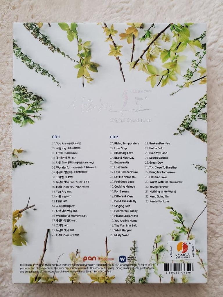 [USED] Korean Drama Temperature of Love OST