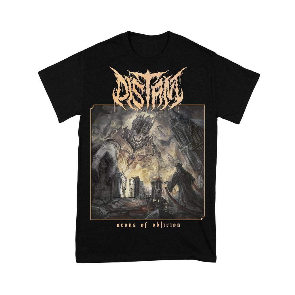 Distant Cursed Band TShirt  Cotton Graphic Tee Unisex Women Summer Streetwear Top