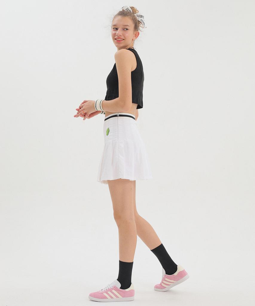 Jun Jun Space Tennis Skirt_White