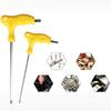 High Strength Handle Key T Shaped Wrench Versatile Easy To Use Tool for Mechanical Repairs & Automotive Maintenance