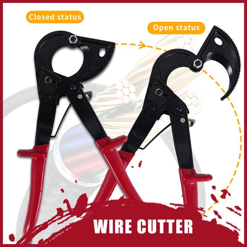 A96I-HS-325A 240Mm2 Ratcheting Ratchet Cable Cutter Germany Design Wire Cutter