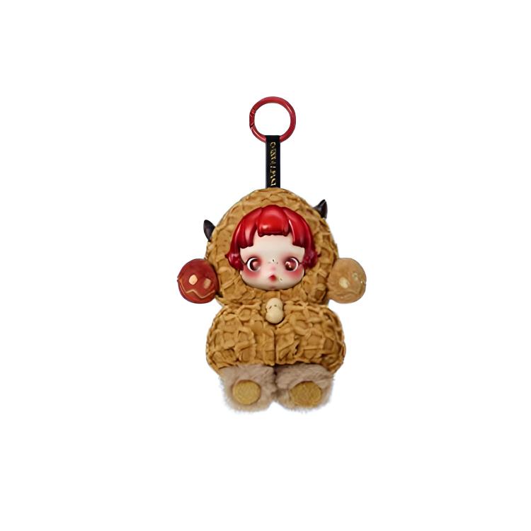 New POP MART Skullpanda Insomnia Theater Collection, Plush Doll Charm Mystery Boxes Single Blind Box/whole Box 9 Pcs PPMT-2509-0018