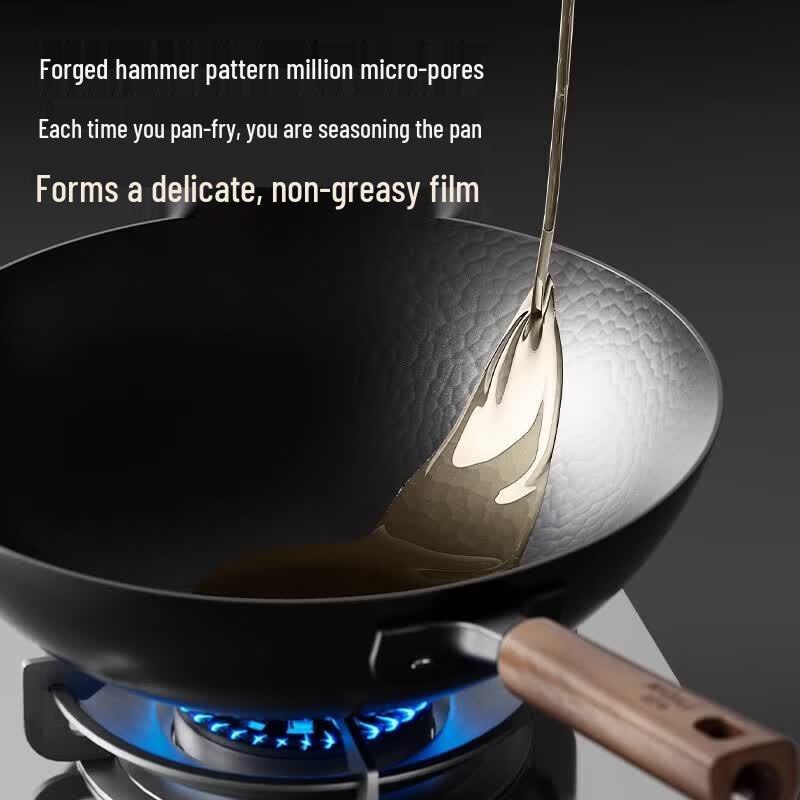 Maibale 32cm Enameled Cast Iron Wok