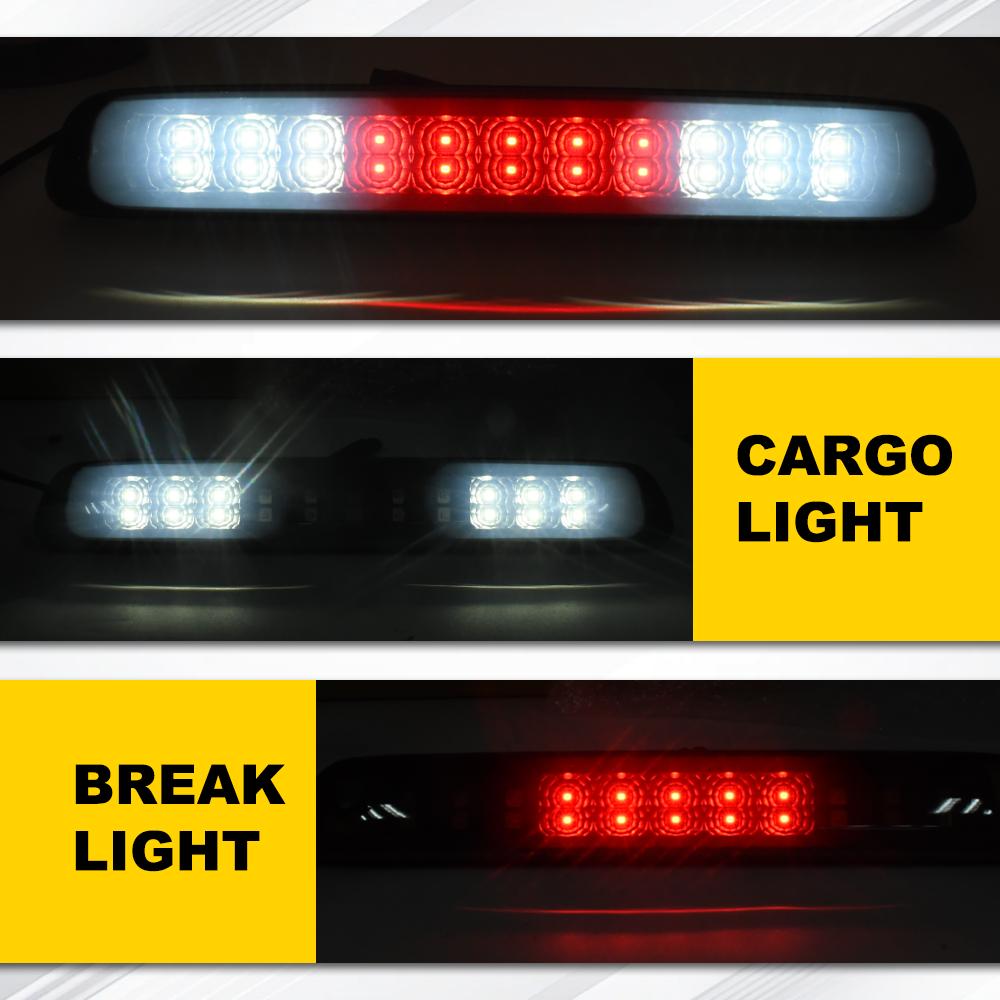 Third 3rd Tail Brake Light Reverse Cargo Lamp High Mount Pickup Taillight Stop Rear Lamp For Chevy Colorado GMC Canyon 2004-2012