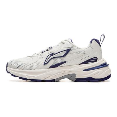 Li Ning Beichen 2K Comode Versatili Retro Casual Suola Spessa Rialzanti Antiscivolo Resistenti All'Usura Scarpe da Ginnastica Basse Stile Papà Sneakers da Uomo AGCU323-1