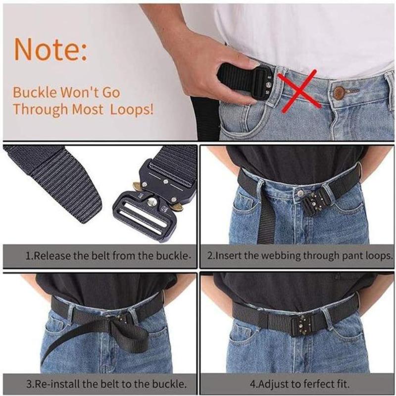 Military Belt How To Put A Belt Buckle On A Cloth Belt Buy Men's