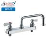 Hot Selling Dual Handle Hot Cold Mixer Water Tap Kitchen Sink Faucet for Commercial Application