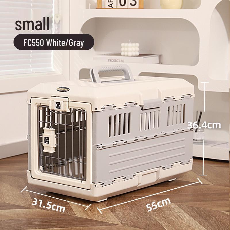 Foldable Pet Airline Carrier for Cats & Small Dogs - Alice Model