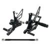 Adjustable Rearsets Footrest Footpeg For Yamaha YZF-R6 R6 YZF R6 1999-2002 2000 2001 Shift Rod Motorcycle Accessories