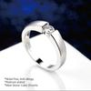 Princess Cut Stone Engagement Wedding Rings For Women Rose Gold Color Couples's Promise Ring Fashion Jewelry All Size DFR400