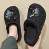 thick-soled hole shoes men's and women's summer outer wear seaside beach non-slip bag head cool slippers men