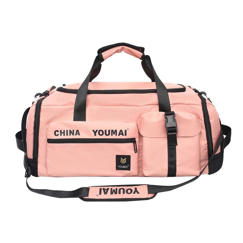 

Short-term Travel Backpack Large Capacity Women s Fitness Bag Men s Wet and Dry Sports Backpack Lightweight Hand Luggage Bag рожевий