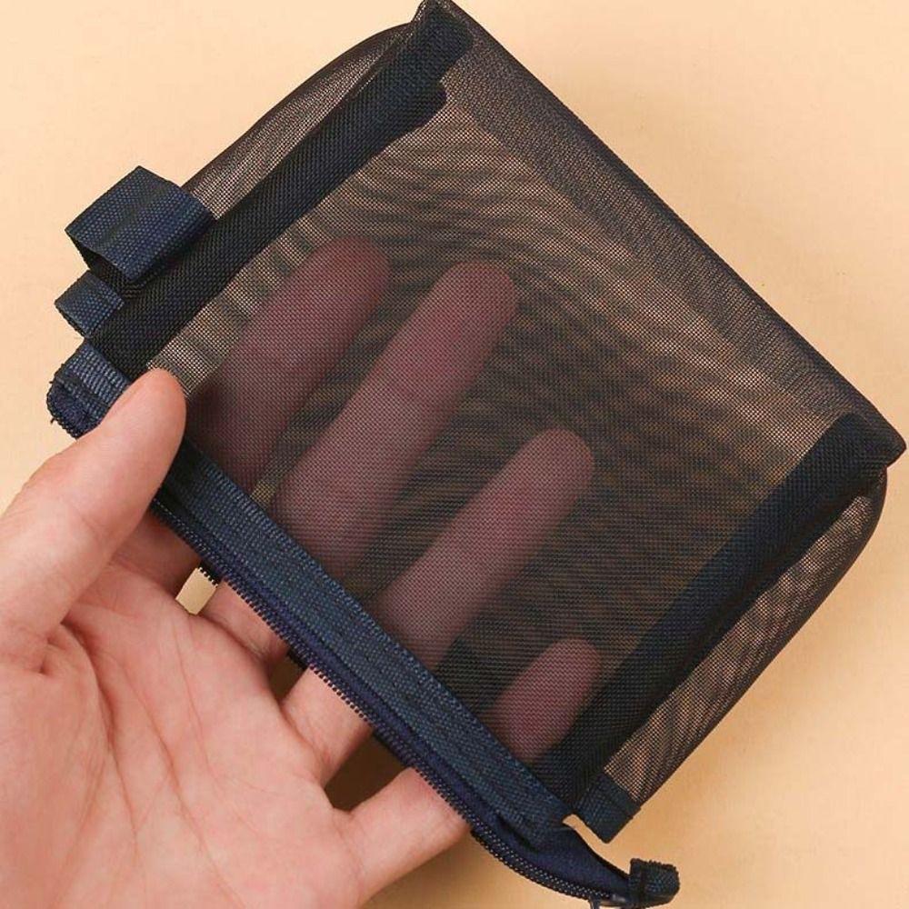 Lipstick Cosmetic Bag Mini Coin Purse Change Storage Bag Retro Color Card Bag  Outdoor