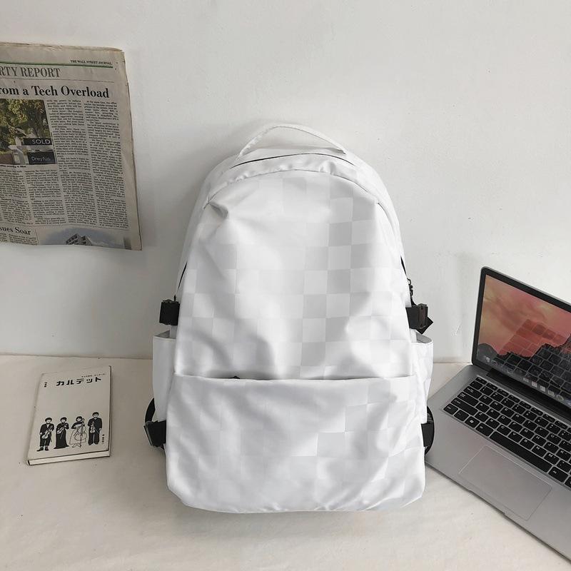 School Bag College Student High Fashion High School Student Trend Large Capacity Travel Backpack New Simple Backpack