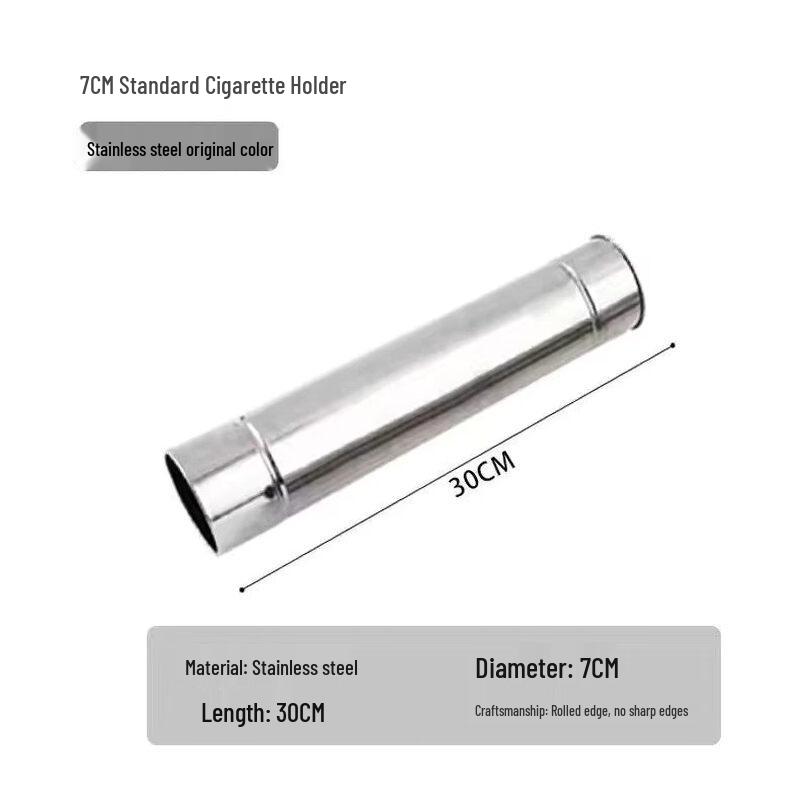

7x30CM Outdoor Wood Stove Stainless Steel Flue Pipe
